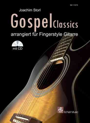 Gospel Classics arrangiert für Fingerstyle-Gitarre (Noten/ TAB/ CD)